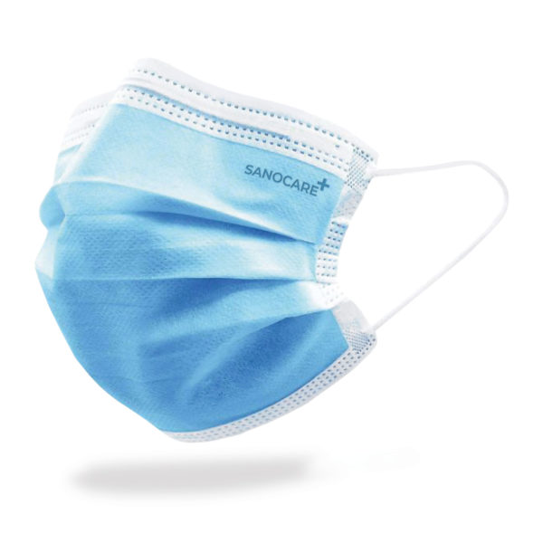 Sanocare Plus mouth and nose mask blue