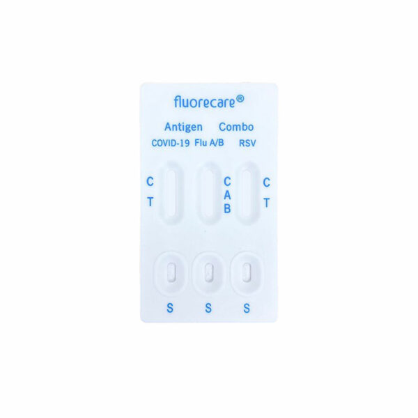 Fluorecare 1er Selbsttest Testkasette fluorecare SARS-CoV-2 Influenza A/B & RSV Combo-Schnelltest